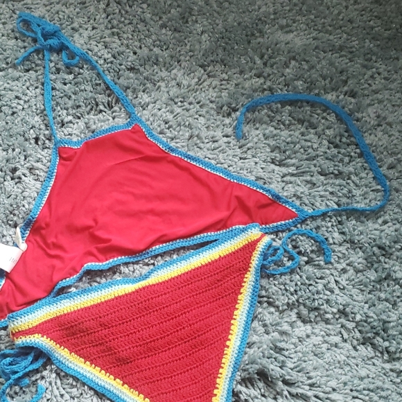 Hobie Crochet Bikini Red - Picture 7 of 9